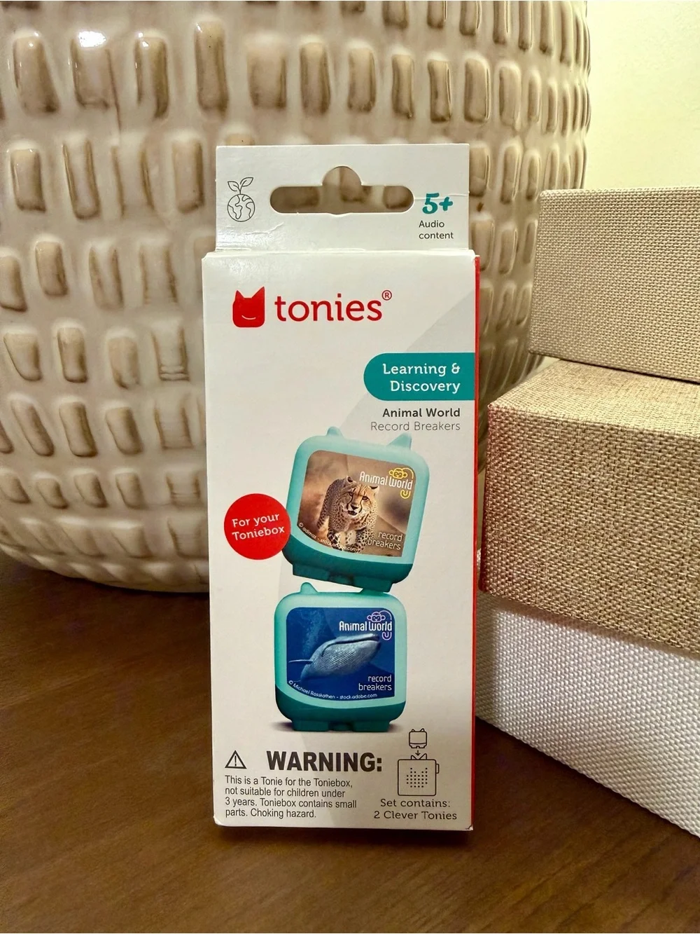 Tonies Animal World Learning & Discovery Tonies - Teal Set